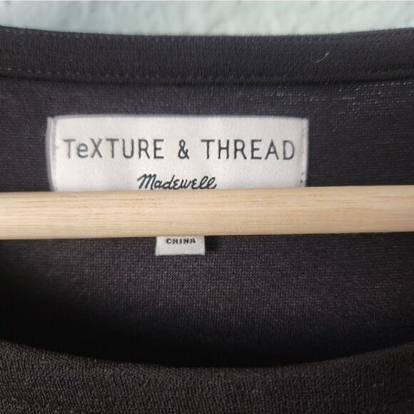 MADEWELL Texture and Thread dress midi ballon sleeves modest lagenlook minimalis - Picture 9 of 16